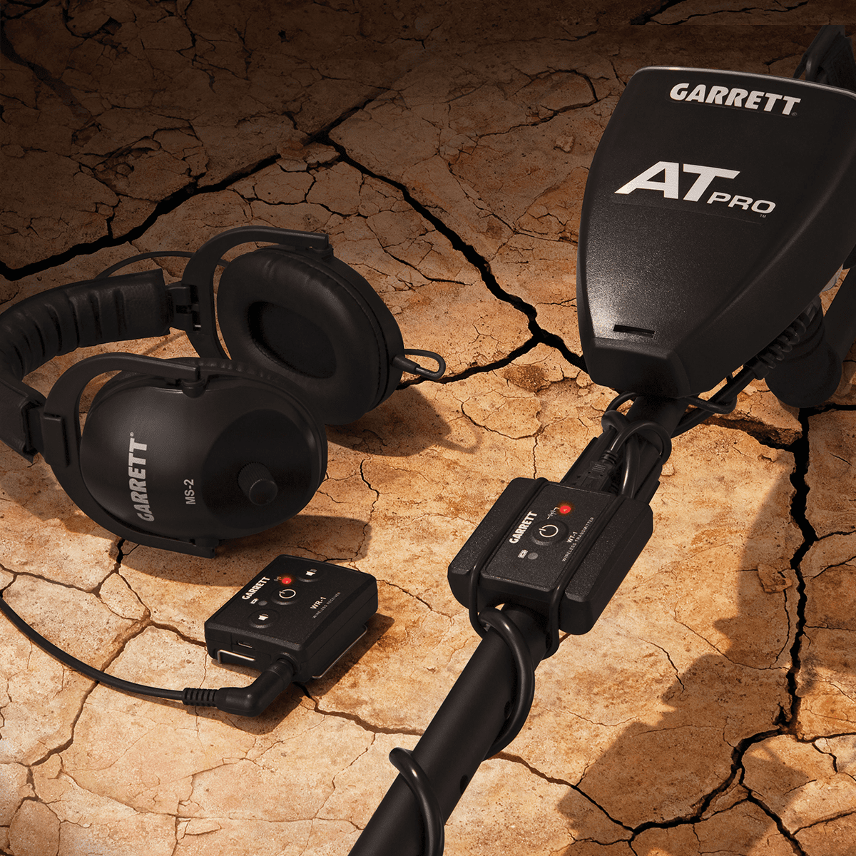 Garrett Z-Lynk Wireless System 2-Pin/AT Headphone Kit | 1627110