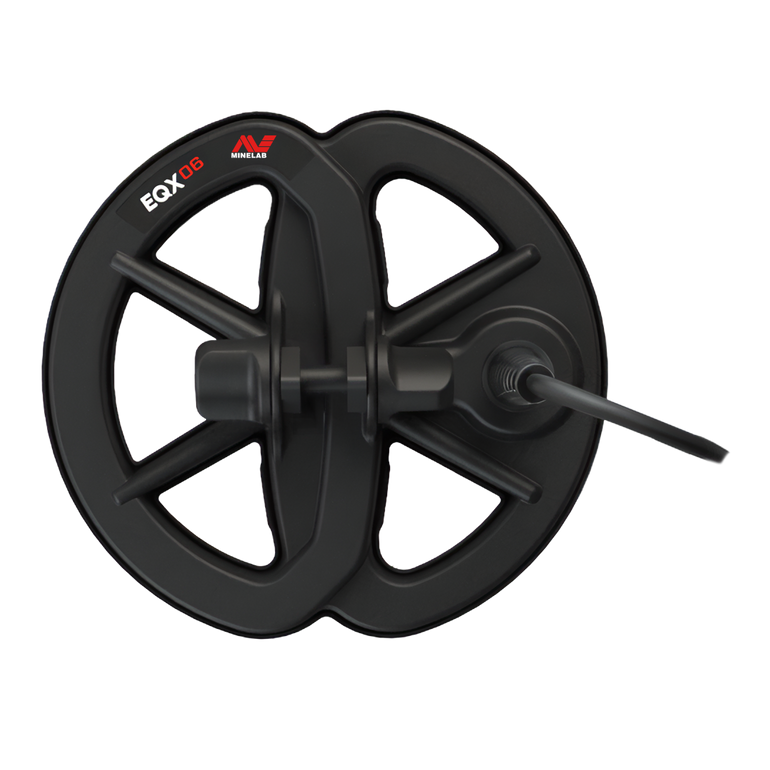 Minelab EQX06 Double-D 6" Round Coil for EQUINOX Metal Detectors (with Skidplate) | 3011-0462