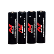 Minelab 4xAA Rechargeable NiMH Batteries 2450mAh | 3011-0406
