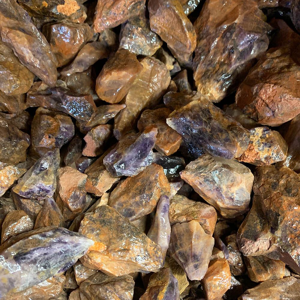 Brazilian Amethyst - Tumbling Rough