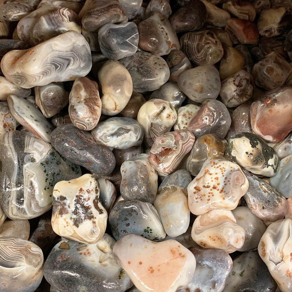 Botswana Agate - Tumbling Rough