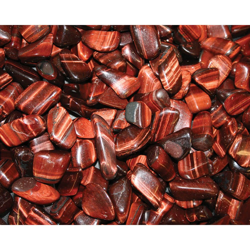 Red Tiger Eye - Tumbling Rough