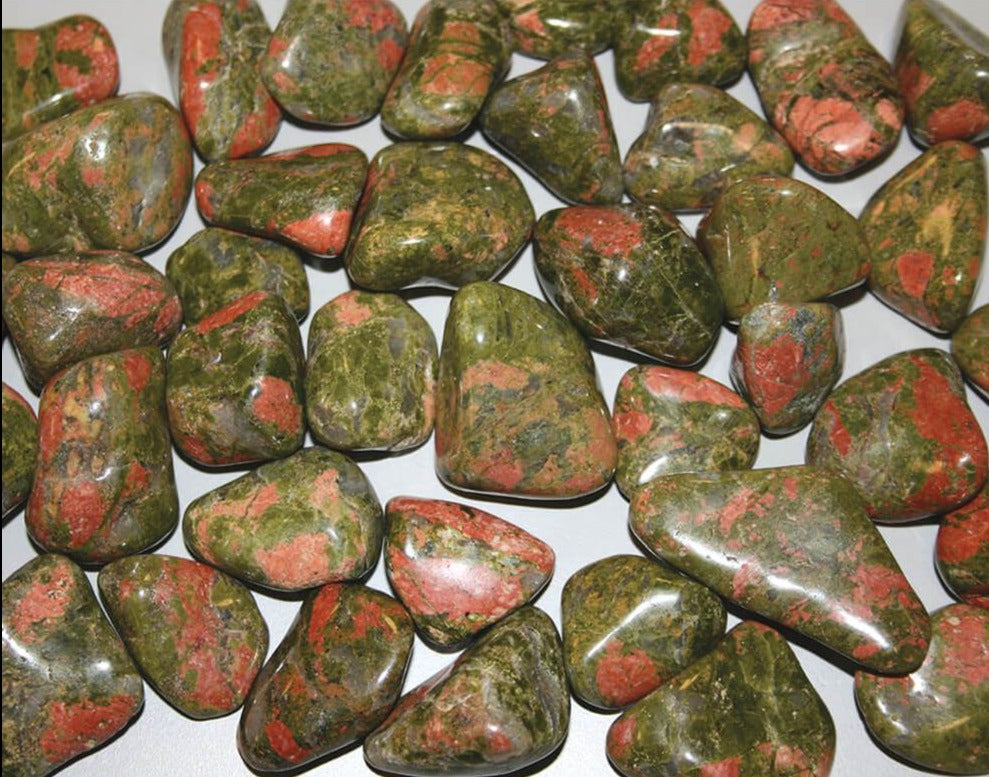 Unakite - Tumbling Rough