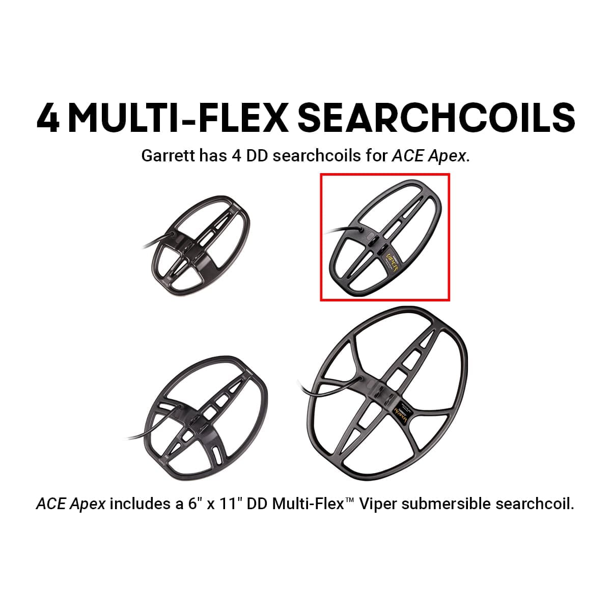 Garrett Ace Apex Multi Frequency Metal Detector | 1142320