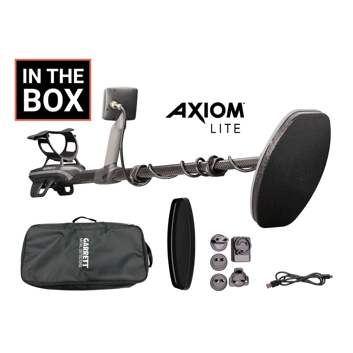 Garrett Axiom Lite Gold Metal Detector With 11"X7" Mono Coil | 1142710