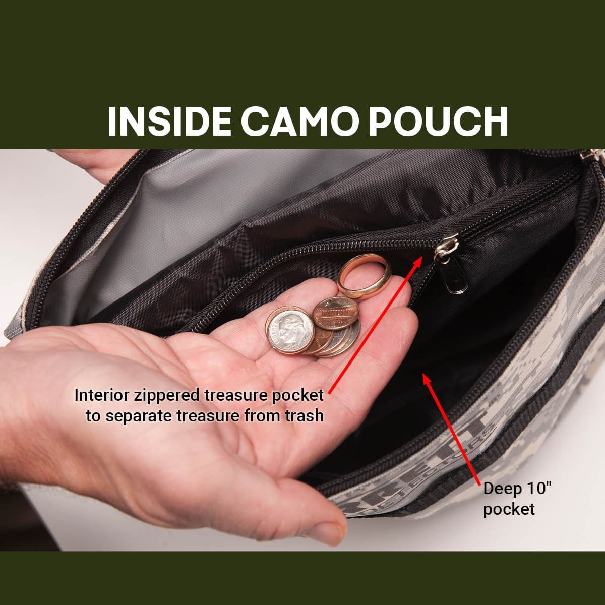 Garrett Camo Treasure Pouch | 1612900