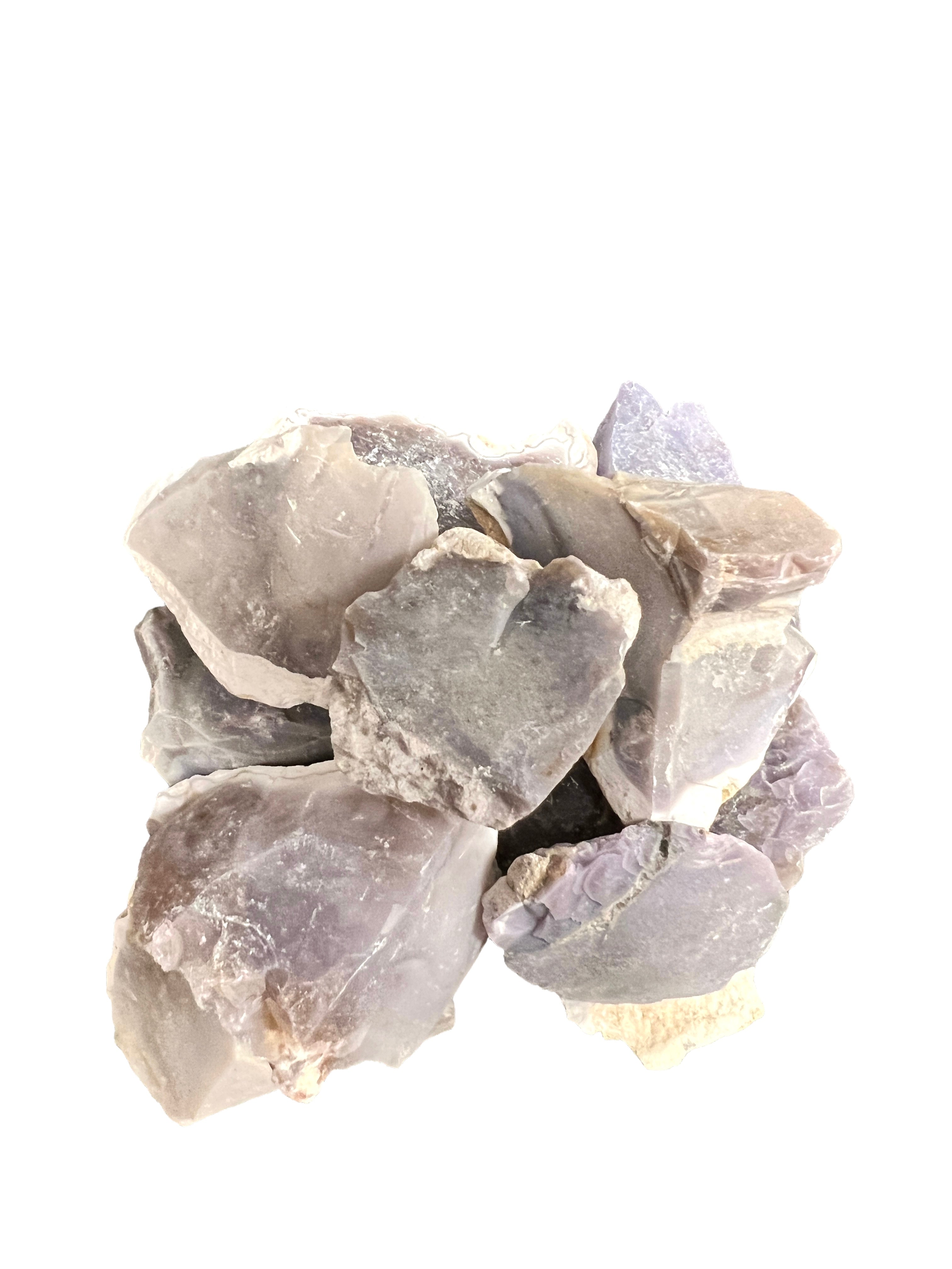 Purple Agate - Tumbling Rough