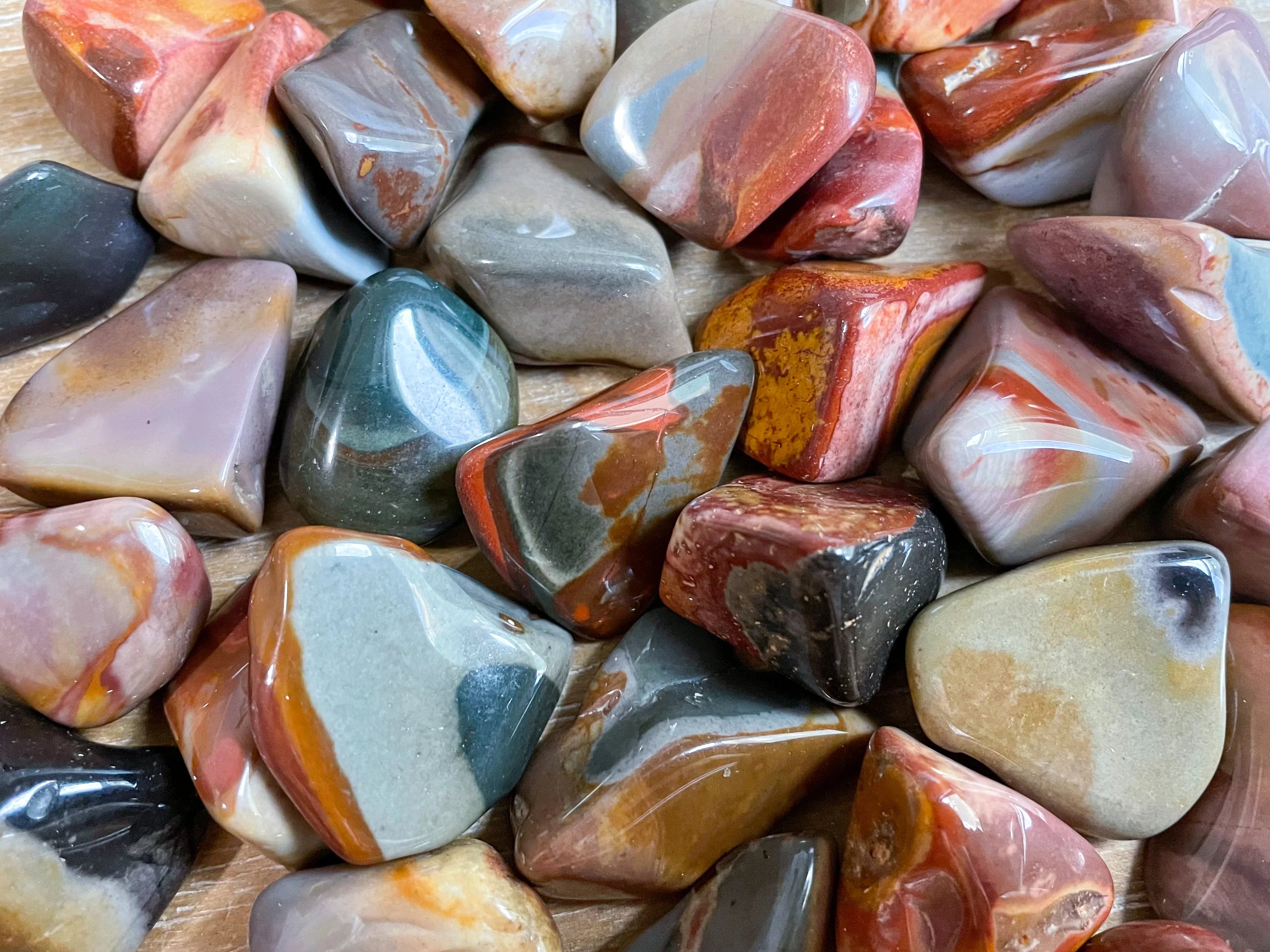 Polychrome Jasper - Tumbling Rough