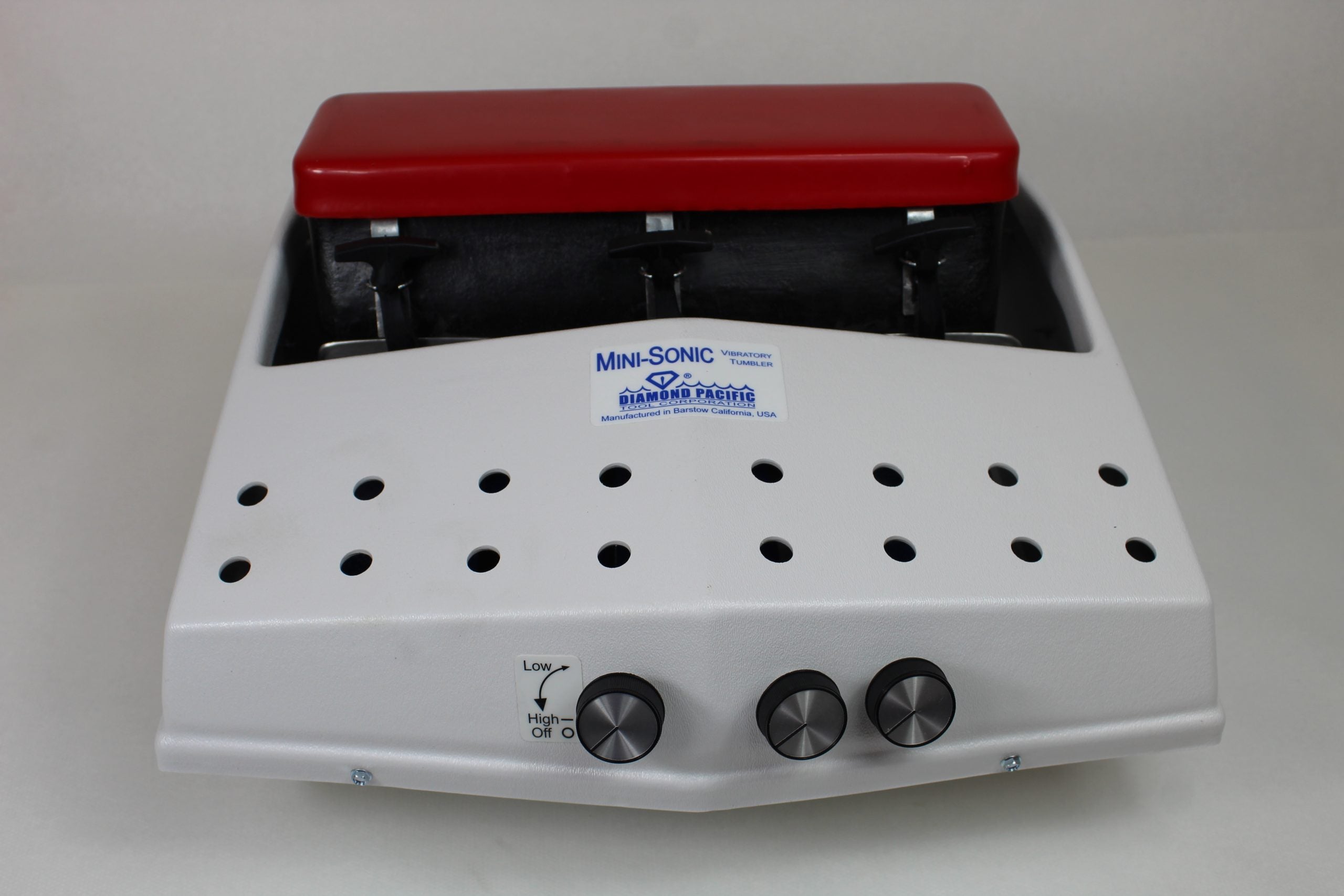 MT-14 1 x 4 lb and 1 x 10 lb Mini Sonic Vibratory Tumbler - 115V | 432-014-4lb&10lb-115V