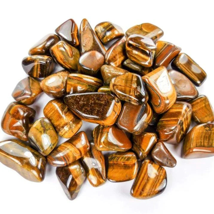 Yellow Gold Tiger Eye - Tumbling Rough