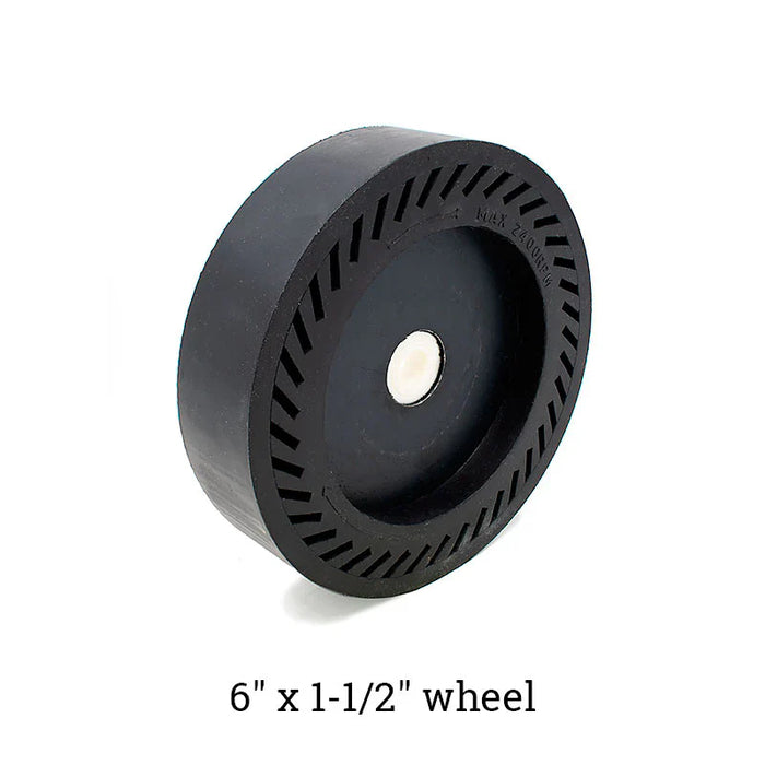 CabKing 6" Expandable Rubber Drums - 1" Arbor