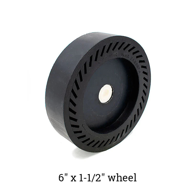 CabKing 6" Expandable Rubber Drums - 1" Arbor