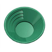 12" Green Gold Pan Dual Riffles