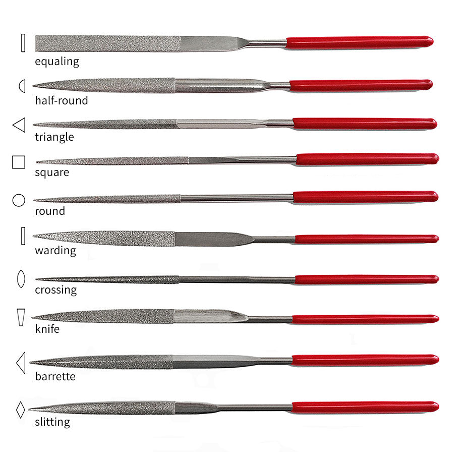 Hi-Tech Diamond 10-Piece Diamond File Set