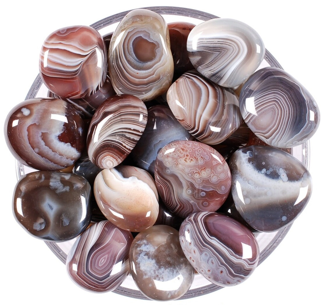 Botswana Agate - Tumbling Rough