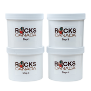 Large Rock Tumbling Grit Kit - 4 Stage