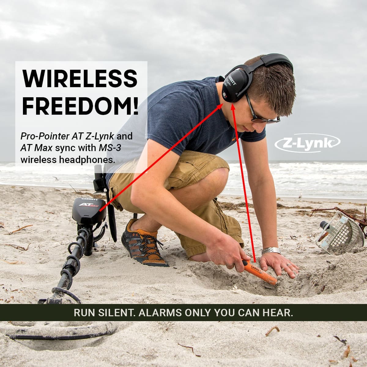 Garrett PRO-Pointer AT with Z-Lynk Metal Pinpointer | 1142200