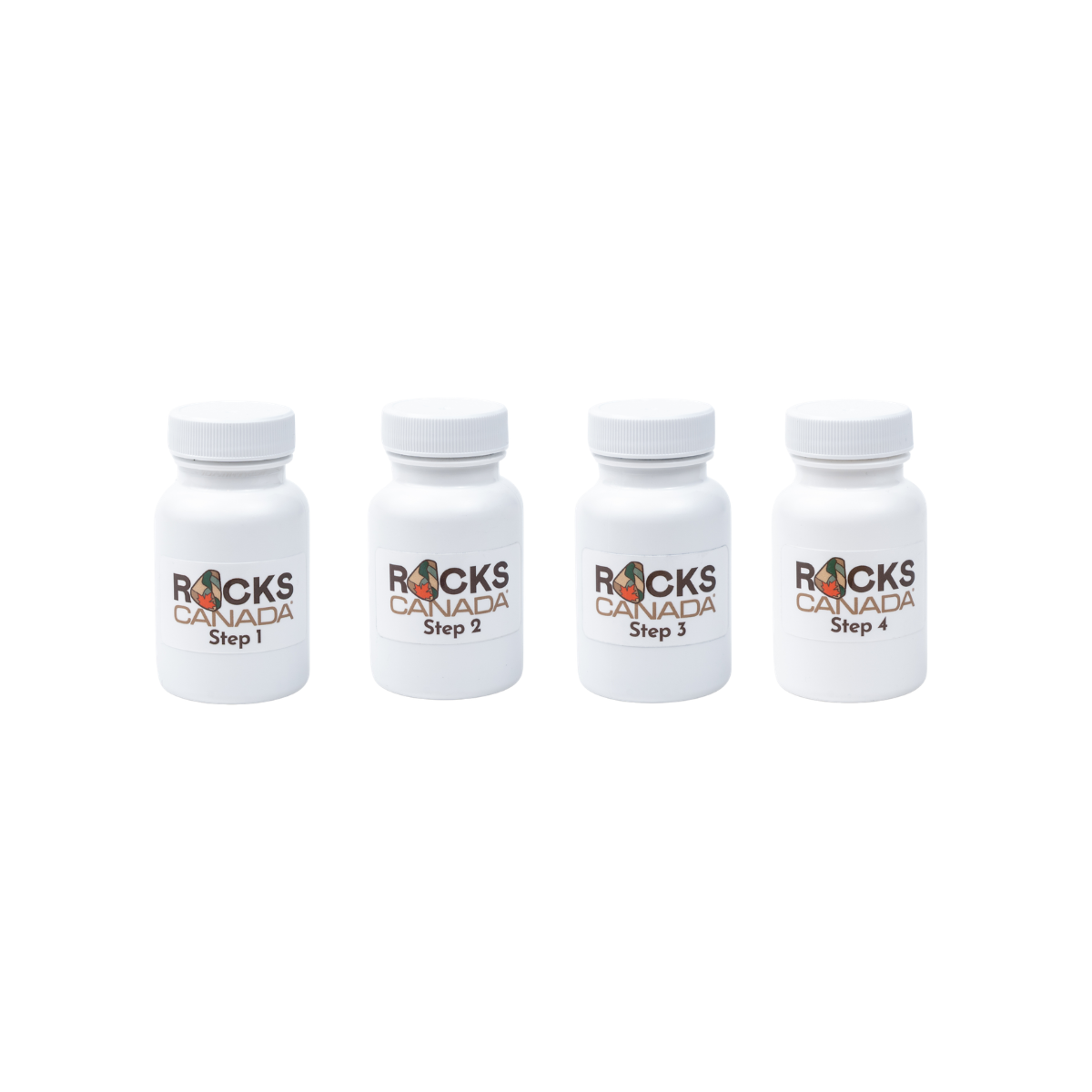 Sample Rock Tumbling Grit Kit - 4 Stage
