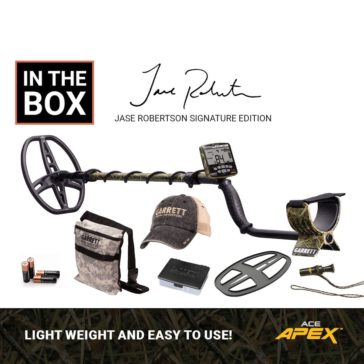Garrett Ace Apex Metal Detector Jase Robertson Signature Edition | 1142363