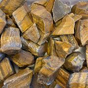 Yellow Gold Tiger Eye - Tumbling Rough