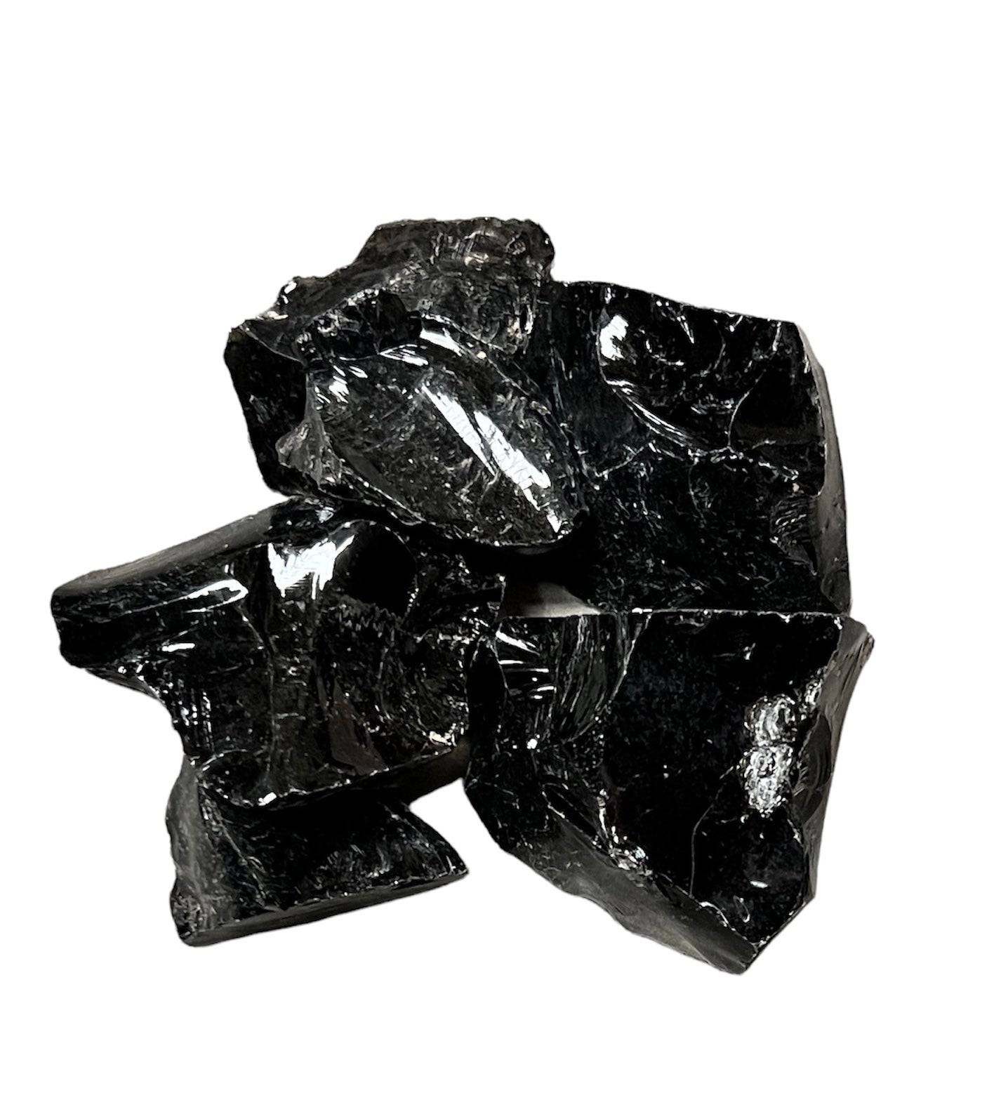 Black Obsidian - Tumbling Rough