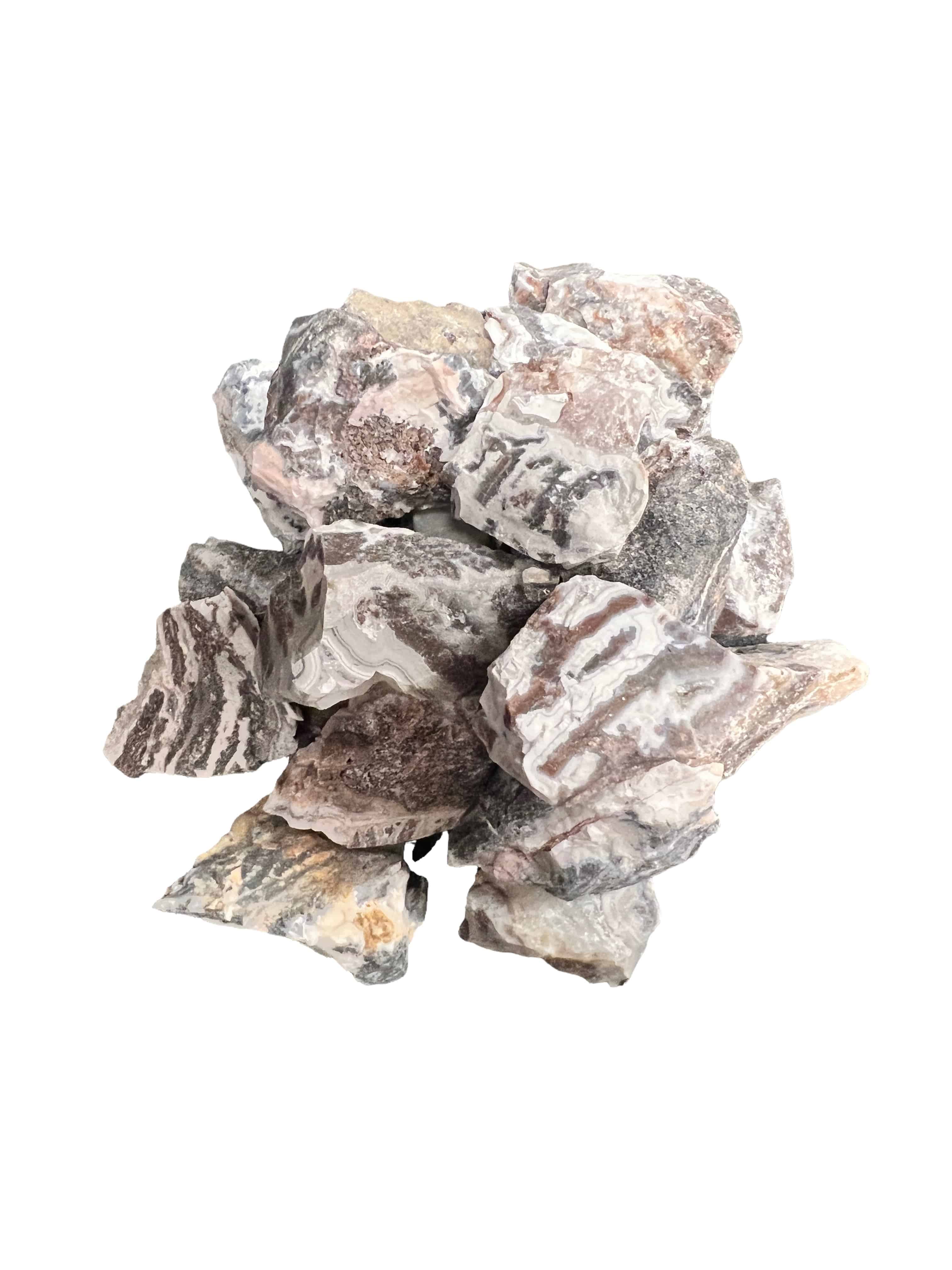 Zebra Agate - Tumbling Rough