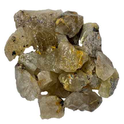 Rutilated Quartz - Tumbling Rough