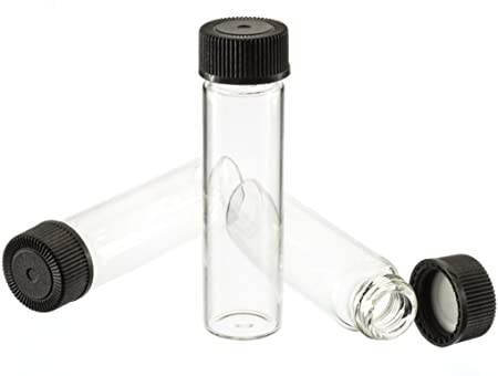 12-Piece 1 Oz Glass Vials