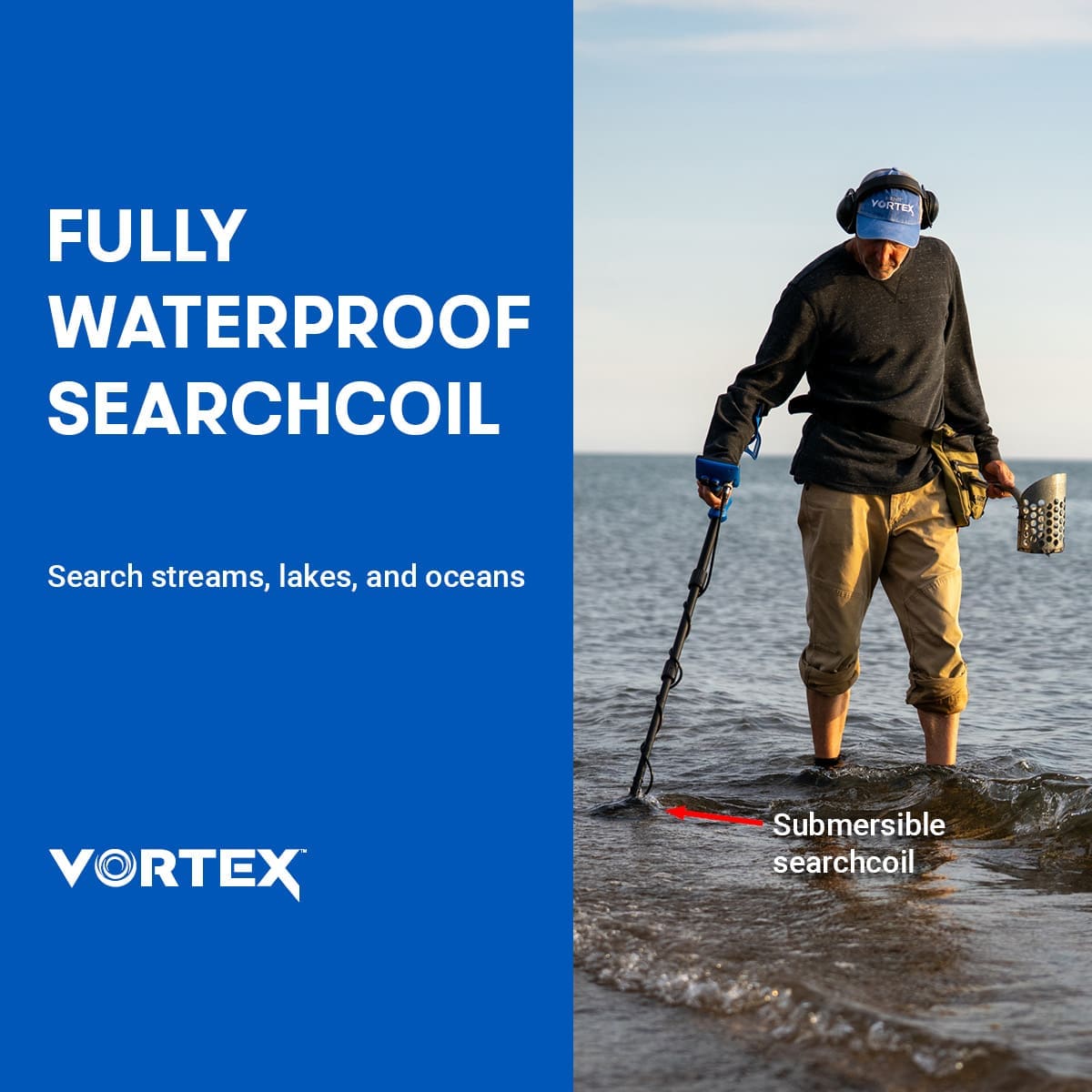 Garrett 5" x 8" DD Vortex Ripper Searchcoil | 2238500