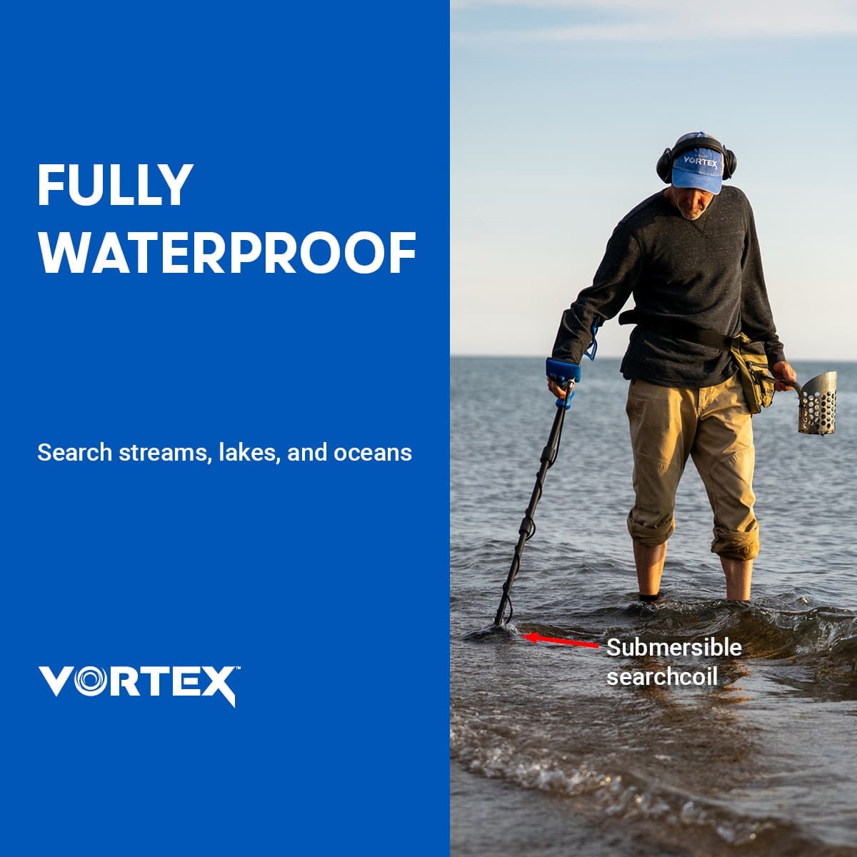 Garrett 6" x 11" DD Vortex Viper Searchcoil | 2238300