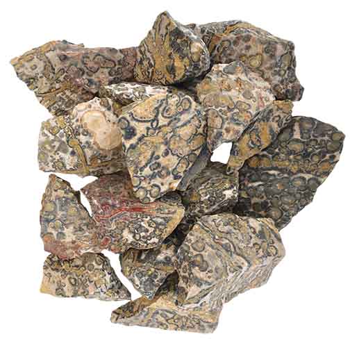 Yellow Leopardskin Jasper - Tumbling Rough